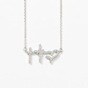 Touchstone Crystal - Faith Hope Love Necklace